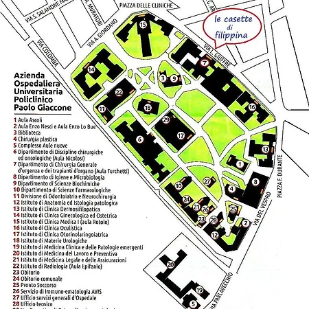 Appartamento La Casetta Di Filippina Fronte Policlinico