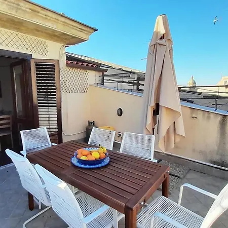 Terrace With View Attic In Old Town Ballarhome