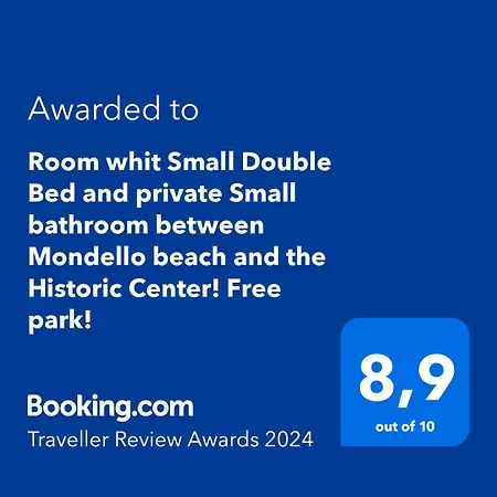 And Private Bathroom Between Mondello Beach And Old Town! Free Park! Alloggio in famiglia