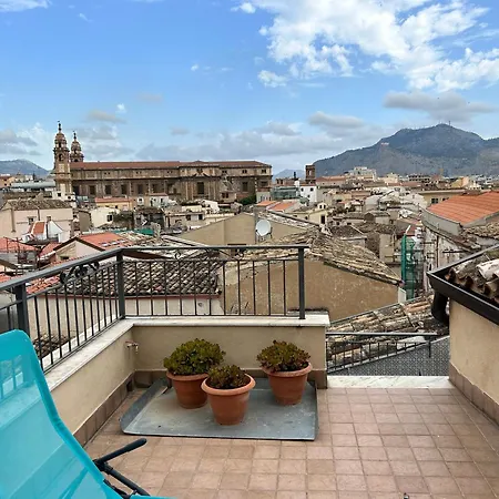 Casa Design Con Terrazzo In Centro Storico * Palermo